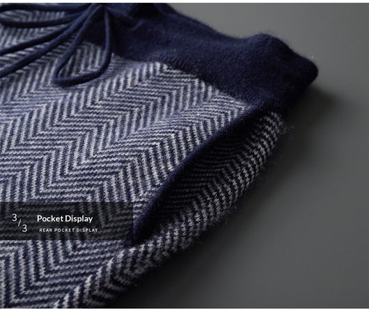 Cardigan de Lana Pura para Hombre con Cierre de Cremallera y Cuello Alto - Image 10