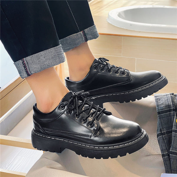Zapatos Coreanos de Tendencia para Hombre - Estilo Moderno y Sofisticado
