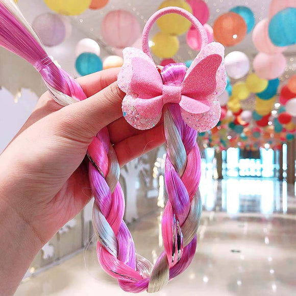 Elásticos de Cabello Infantiles con Moños de Colores Animados