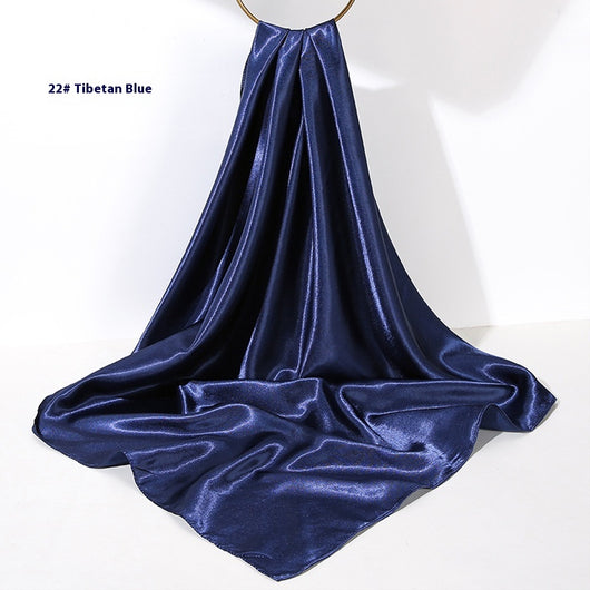 Pañuelo de Seda Artificial 90cm Satinado Brillante - Elegancia Pura - Image 25