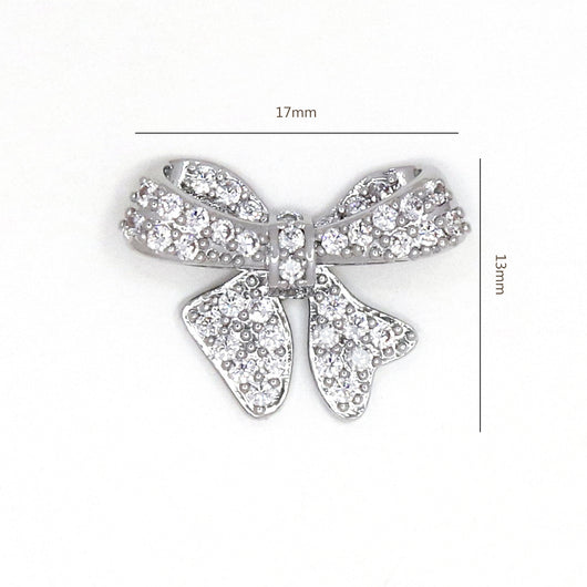 Adorno de Uñas Moño con Circonita Brillante - Image 9