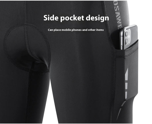 Pantalones Ciclistas con Cojinete de Silicona Transpirable de Secado Rápido - Image 13