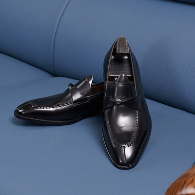 Zapatos de Cuero Genuino para Hombre Estilo Europeo y Británico - Image 8