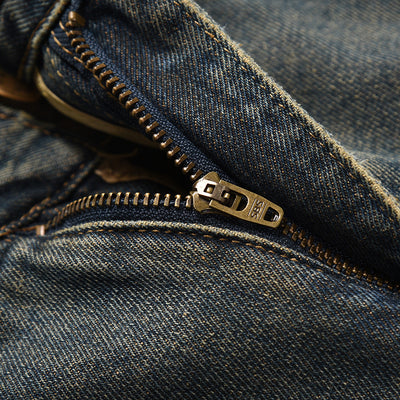 Pantalón Denim Recto Holgado con Bolsillos Fashion National - Image 3