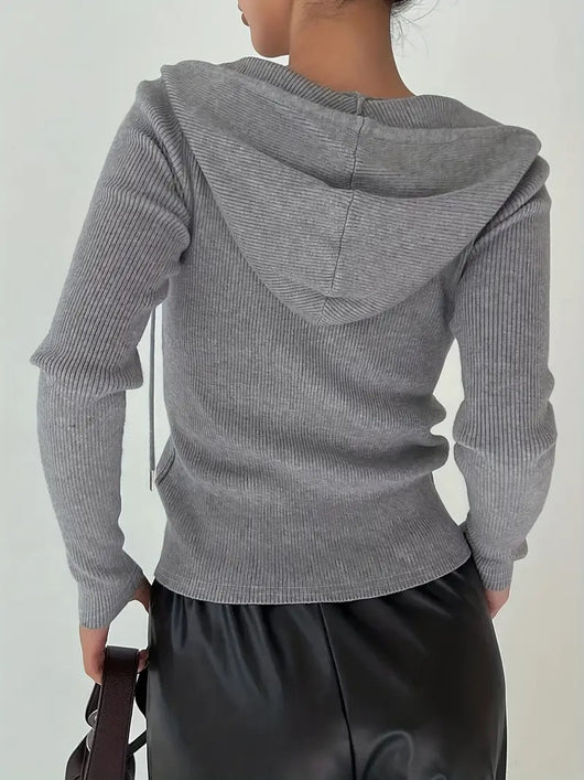 Chaqueta Slim Fit con Capucha para Mujer - Image 6