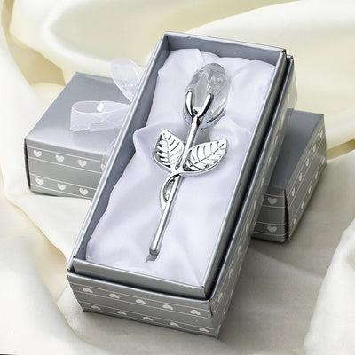 Rosa de Metal Cristal - Regalo Romántico para San Valentín y Bodas - Image 16