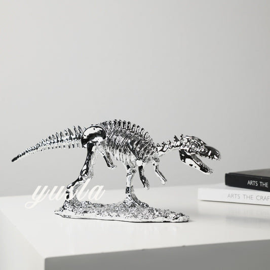 Decoración Dinosaurio Retro Minimalista para Mueble TV y Sala de Estar