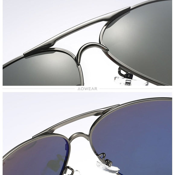 Gafas de Sol Piloto para Hombre - Marco Grande Viaje