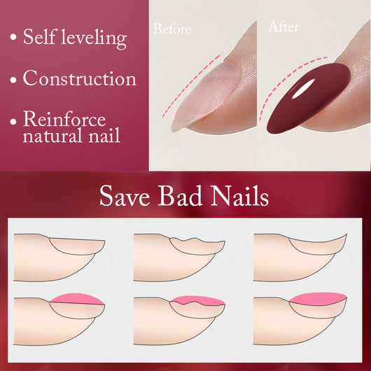 Base Coat Reforzado sin Limar con Gel Brillo Duradero - Image 43