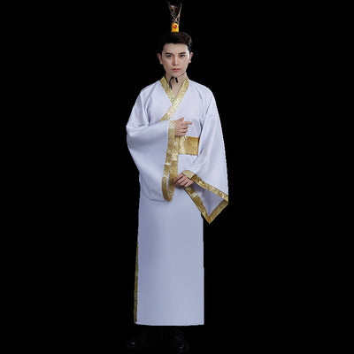 Traje Tang Primavera Otoño - Ropa Tradicional China para Hombre - Image 15