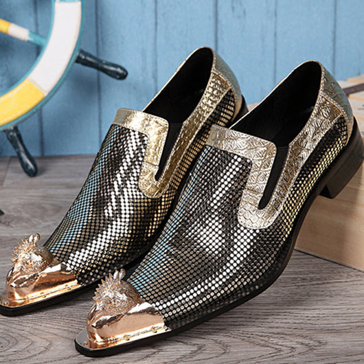 Zapatos de Cuero con Punta Afilada - Estilo Elegante y Moderno