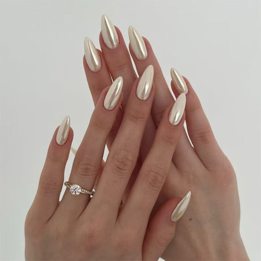 Uñas Postizas Francesas Mariposa Púrpura con Borde Negro - Stickers de Uñas Premium - Image 20
