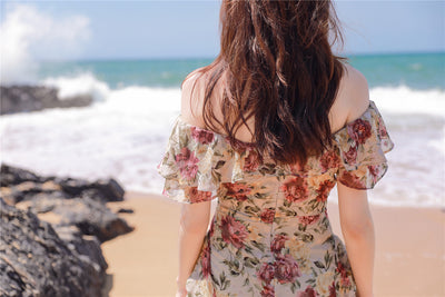 Vestido Asimétrico Plisado para Mujer - Perfecto para Verano - Image 4
