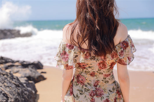 Vestido Asimétrico Plisado para Mujer - Perfecto para Verano - Image 4