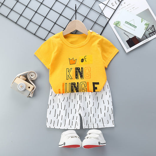 Conjunto Infantil de Verano: Camiseta y Shorts de Algodón - Image 35