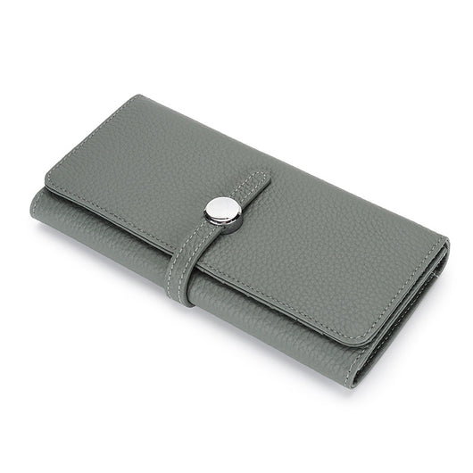 Billetera Larga de Cuero para Mujer con Gran Capacidad y Diseño Plegable - Image 7