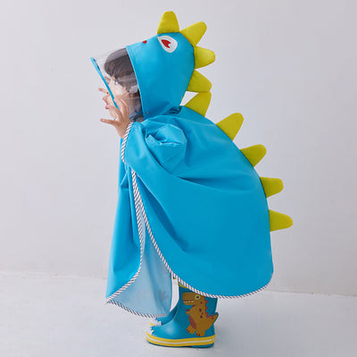 Impermeable Infantil Tipo Capa con Diseño de Dinosaurio - Image 9