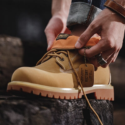 Botas Martin Altas Estilo Británico Rhubarb - Calzado de Trabajo Robusto para Hombre - Image 10