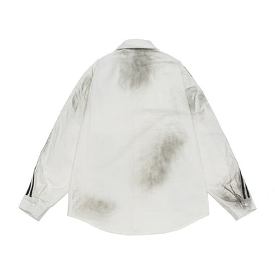 Camisa Desgastada Casual Holgada para Hombre y Mujer Primavera Otoño - Image 16