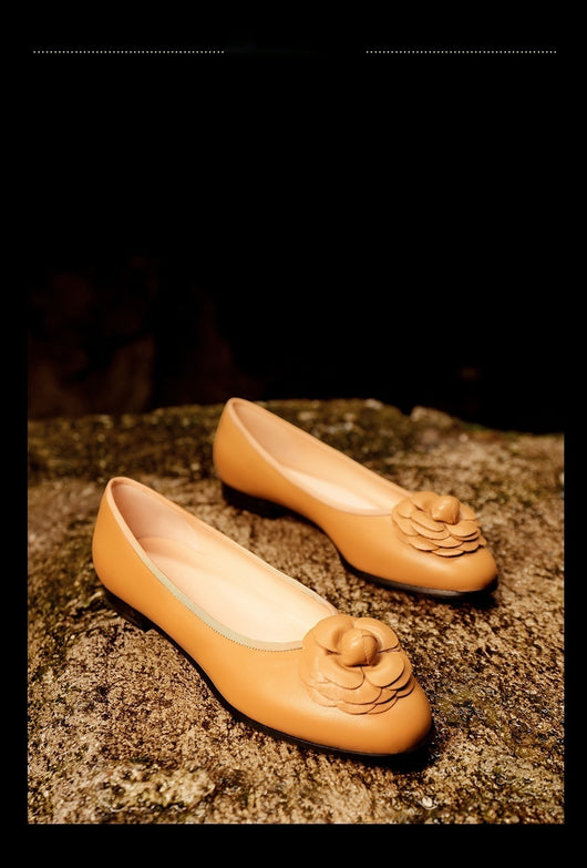 Zapatos de Tacón Bajo Cómodos en Cuero Genuino con Punta Redonda - Image 12