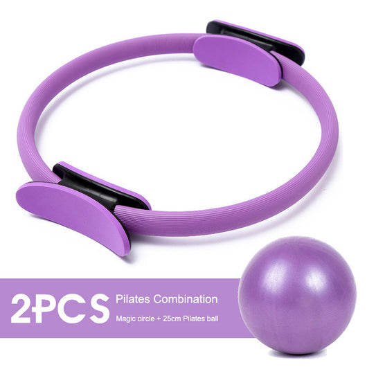 Kit Completo Pilates: Rodillo + Aro Yoga + Correas de Estiramiento - Image 7
