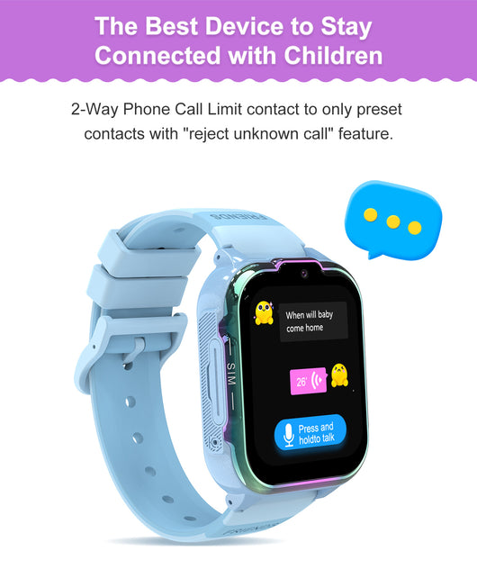 Reloj Inteligente Infantil con Llamadas y GPS Resistente al Agua - Image 9