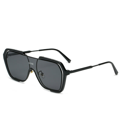 Gafas de Sol Retro Amarillas con Protección UV para Hombre - Image 6