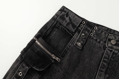 Pantalón Casual Recto con Múltiples Bolsillos y Cierre - Image 22