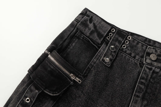 Pantalón Casual Recto con Múltiples Bolsillos y Cierre - Image 22