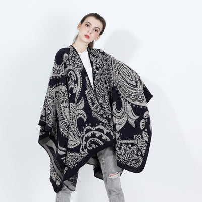 Bufanda Capa de Cachemira para Mujer - Abrigo Versátil Otoño Invierno - Image 3