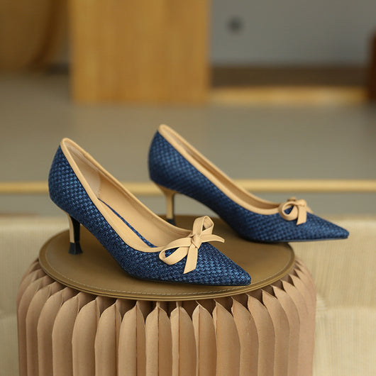 Zapatos de Tacón Alto en Cuero para Mujer - Punta Afilada Elegante - Image 14