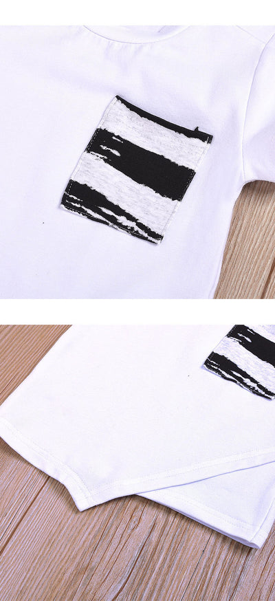 Conjunto Casual de Verano para Niño: Camiseta y Pantalones Cortos - Image 9