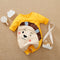 Mameluco Infantil Coreano de Algodón con Diseño Animal