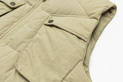 Chaleco Acolchado de Plumón de Pato Blanco Premium - Abrigo Térmico sin Mangas - Image 27
