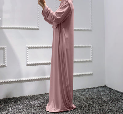 Bata Tipo Vestido con Capucha Talla Única - Image 5