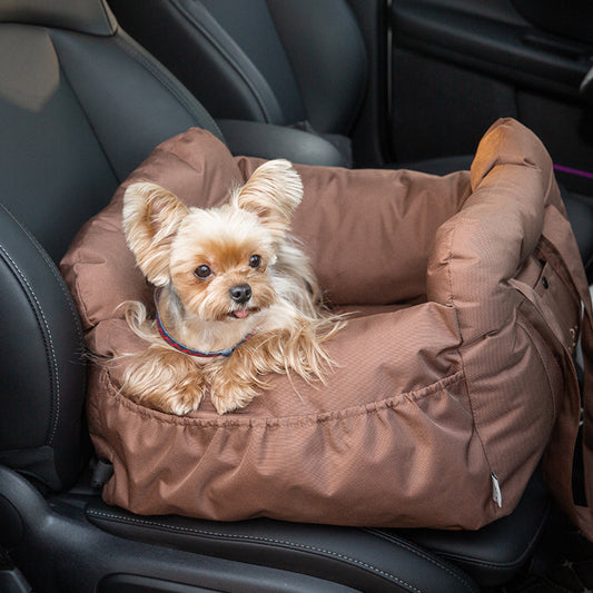 Carrito Transportín Multifuncional para Mascotas con Asiento de Seguridad