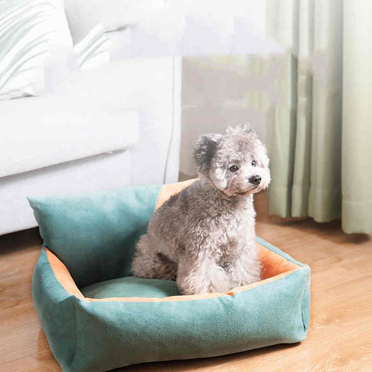 Colchoneta para Mascotas Removible y Lavable - Calidez y Comodidad