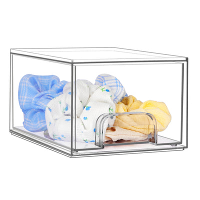 Organizador de Cosméticos Apilable con Cajones Transparentes - Image 3