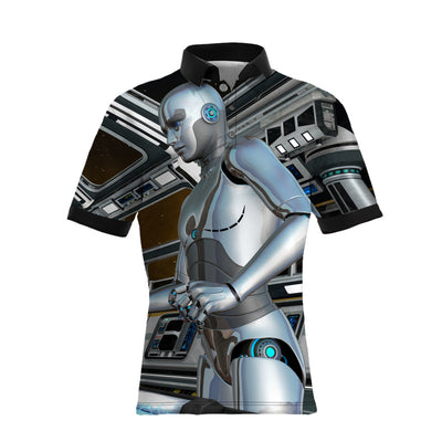 Polo 3D Moderno para Hombre con Efecto Texturizado - Image 4