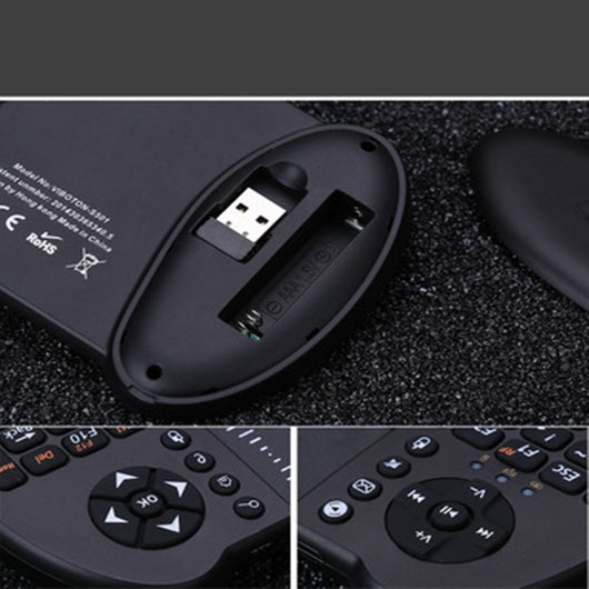 Teclado Inalámbrico QWERTY con Ratón Aéreo Integrado - Image 3