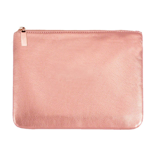 Set de 15 Brochas de Maquillaje Rose Gold con Estuche - Image 4