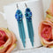Aretes Bohemios Artesanales con Borlas
