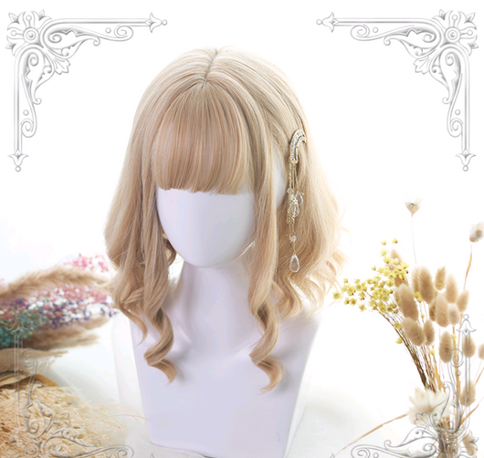 Peluca Lolita Rizos Cortos Estilo Romántico - Image 3