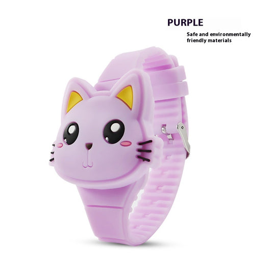 Reloj Infantil LED con Diseño de Dibujos Animados - Image 2