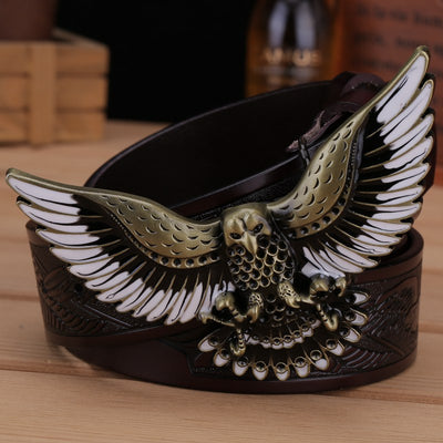 Cinturón de Cuero Occidental con Personalidad para Hombre - Image 12