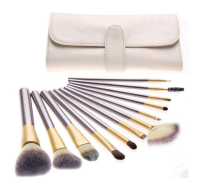 Set de Brochas de Maquillaje Persa Blanco Arroz con Mango Champagne - Image 5
