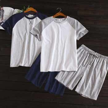 Conjunto de Pijama Corto para Hombre - Cómodo y Fresco para Verano