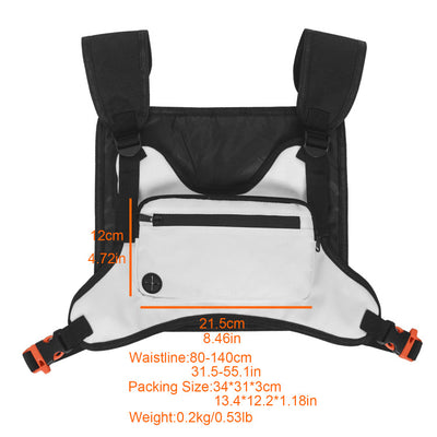 Chaleco Deportivo con Bolsa de Pecho para Correr - Image 3