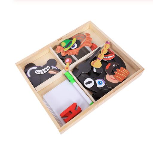 Juego Magnético Montessori con Caja Puzzle de Madera y Dibujos Educativos - Image 8