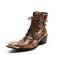 Botas de Cuero Vintage Europeas y Americanas para Hombre